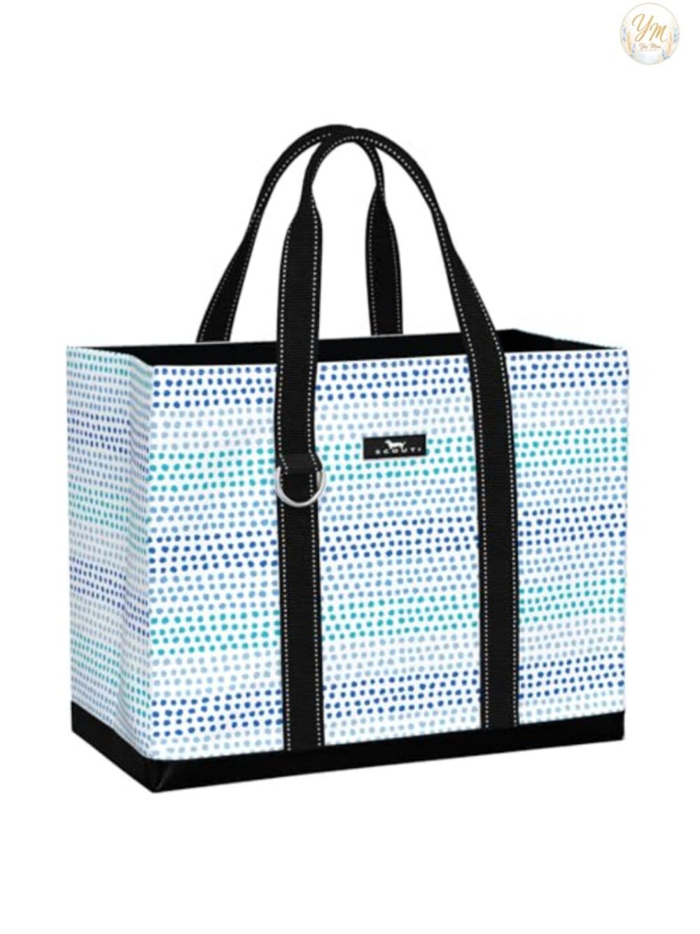 Extra Large Open Top Tote Bag, Water Resistant Woven Polypropylene, Interior